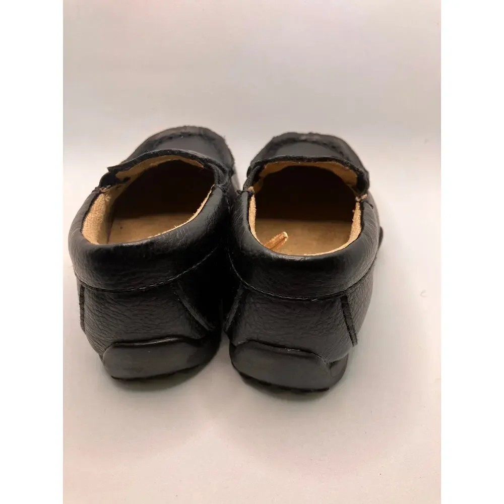 Children's PLACE Sz 4 Boys‎ Black Loafers Slip On Toddler Shoes Church Formal
